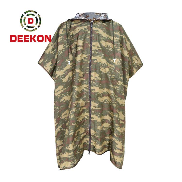 Best Quality 100% Nylon Army Green Poncho